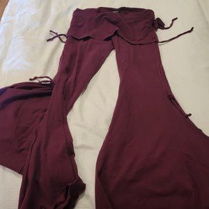 melodia wide leg legs festival pants in small